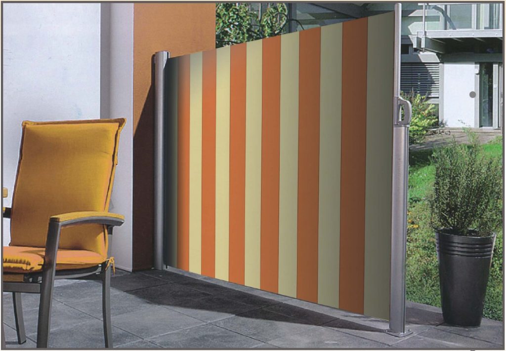 Store banne brise-vue lateral pose sur mesure protection solaire Essonne