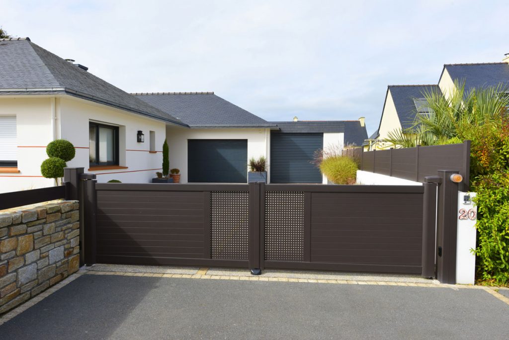 Muz portail aluminium fresk domotique invisio 2