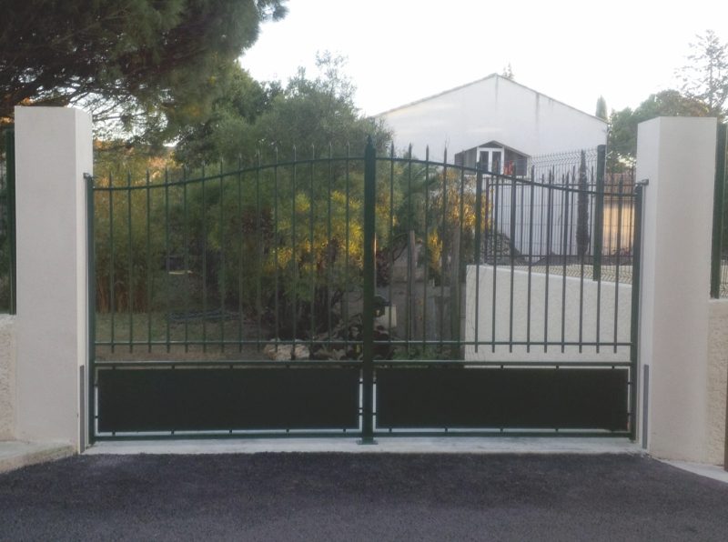 Portail acier pose Gentilly Val-de-Marne Ile-de-France