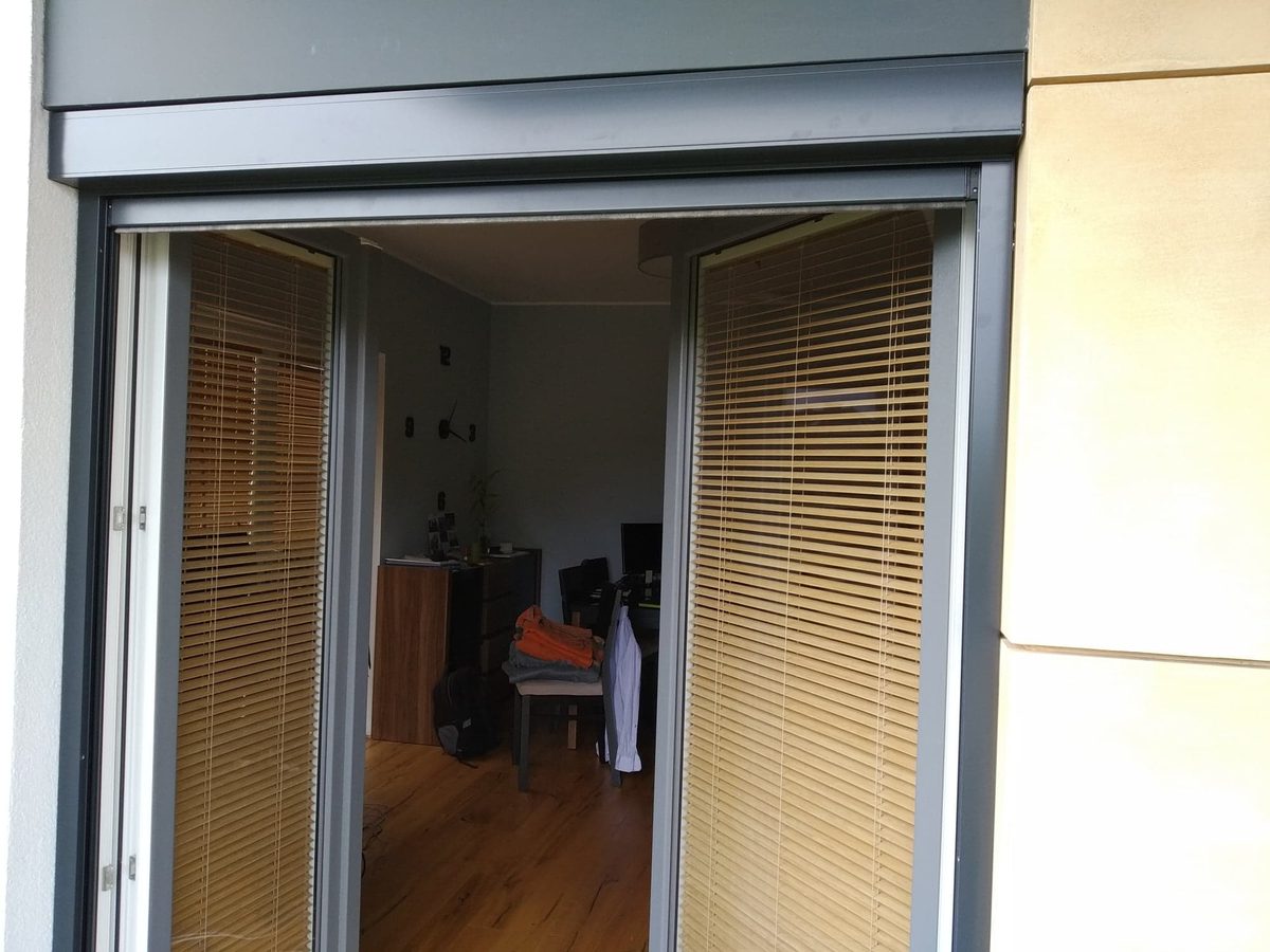 Store ZIP exterieur pose chantier professionnel
