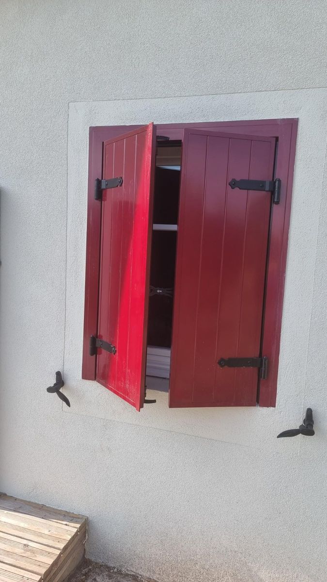 Volet battant aluminium chantier pose professionnelle Essonne