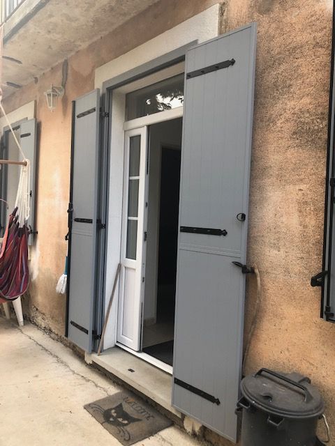 Volet battant aluminium pose facade renovation Ile-de-France