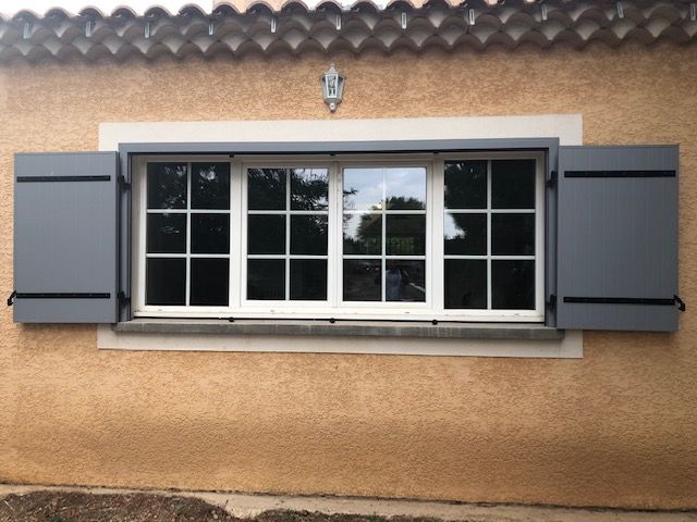 Volet battant aluminium neuf pose facade maison Yvelines