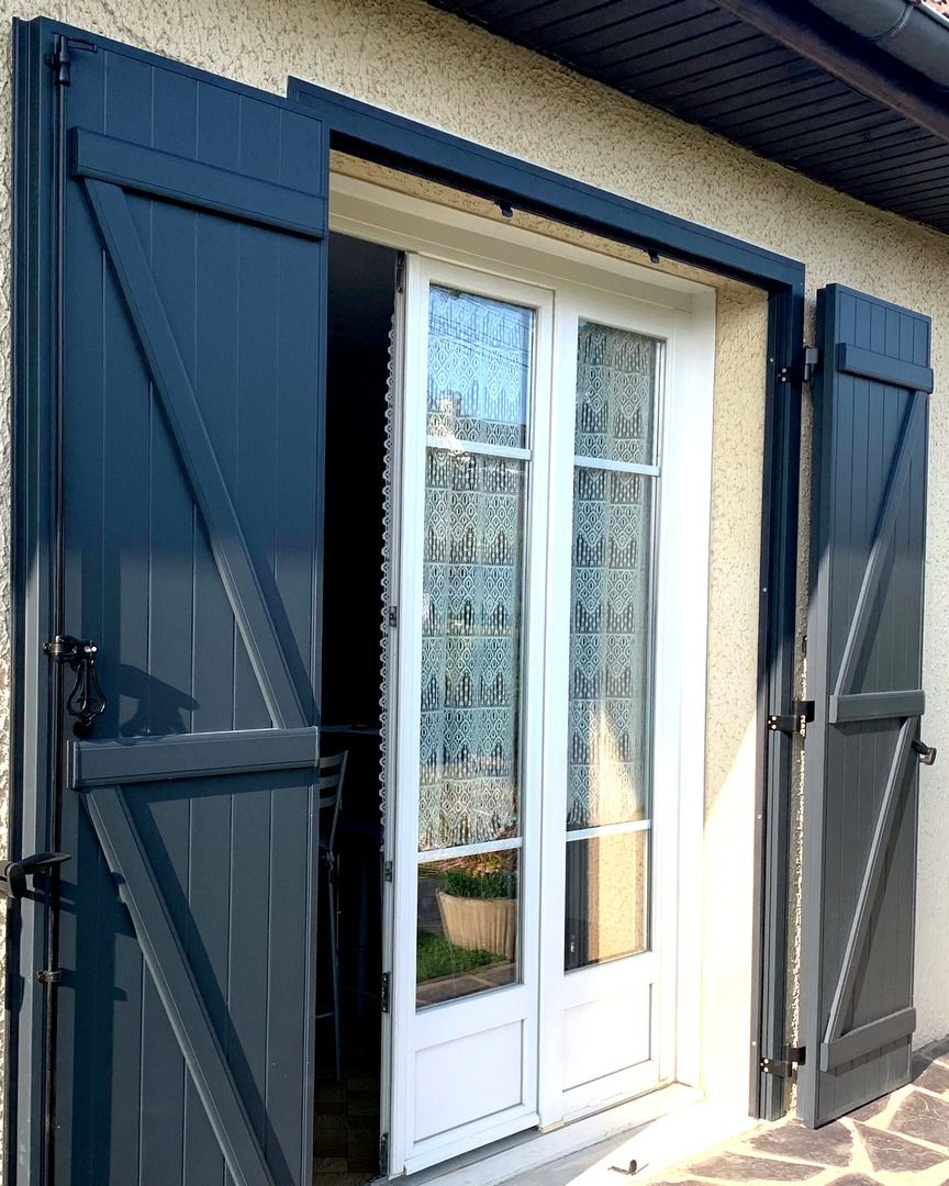 Volet battant aluminium neuf pose professionnelle maison Val-de-Marne
