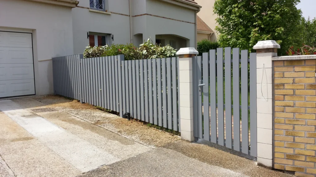 Clôture aluminium sur mesure - réalisation Grenoble (Auvergne-Rhône-Alpes)