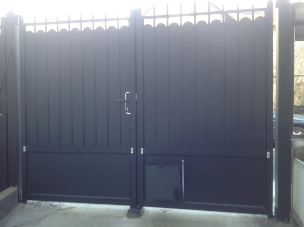 Portail aluminium sur mesure - réalisation Lille (Hauts-de-France)